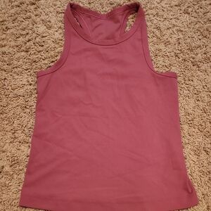 Lululemon Women's Sleeveless Pink Racerback Tank Top